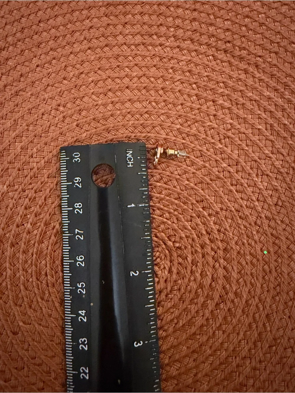 Rose Gold Leaf Crystal Stud Earrings - Unbranded